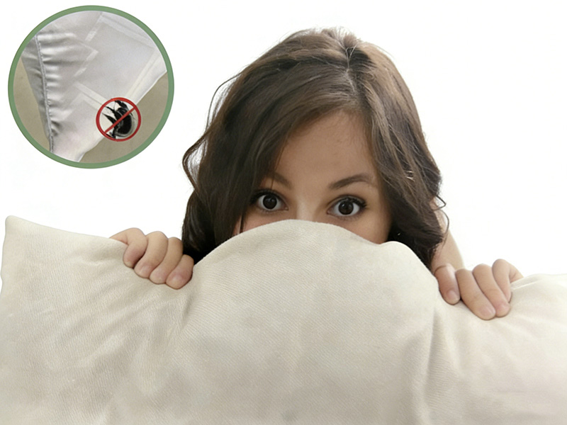 Physical mite-blocking materia